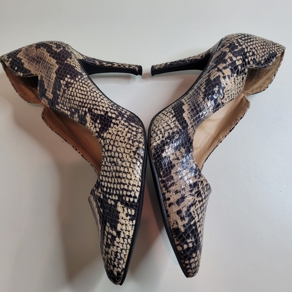Penny Loves Kenny Snake Print Stiletto Pump Size Women's 6.5 - Picture 6 of 10